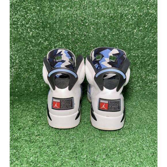 Nike Air Jordan 6 Retro University Blue UNC White Black Mens Size 9.5 CT8529-410 - Picture 9 of 11